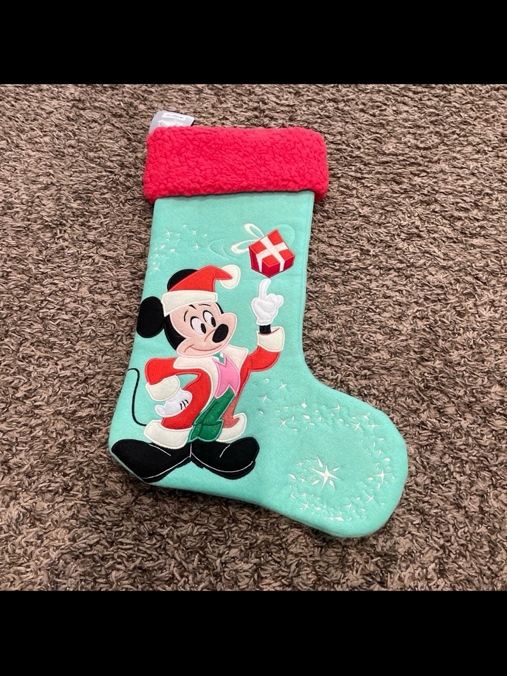Disney parks NWT Mickey Mouse Christmas stocking